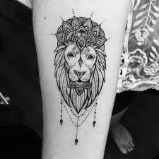 Lion Mandala Tattoo Mandala Tattoos For Women Lion Tattoo Design Mandala Lion Tattoo