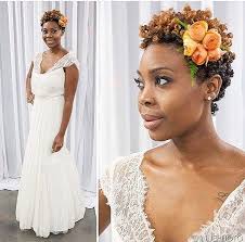 19 Short Afro Wedding Hairtyles 609 Bridal Hairstyles For Short Haircut Natural Hair Wedding Short Wedding Hair Short Natural Hair Styles