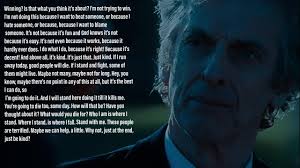 See who you will become. 12th Doctor S Best Speech Doctorwho
