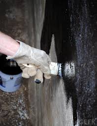 Waterproof paints are designed with a concrete, oil or latex base that works as a barrier to prevent water seepage and excess moisture out. What Is Waterproof Paint With Pictures