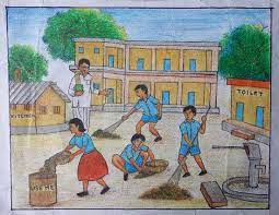 Odf plus activities under phase ii of swachh bharat mission (grameen) will reinforce odf behaviours and focus on providing interventions for the safe management of solid and liquid waste in villages. Swachh Bharat Painting By Soudip Das