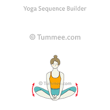 It is also similar to the bound angle pose or the baddha kona asana. Baddha Konasana Yoga Bhadrasana Yoga Sequences Benefits Variations And Sanskrit Pronunciation Tummee Com