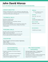 Seeking a challenging career with a progressive organization that provides an personal details. 30 Simple And Basic Resume Templates For All Jobseekers Wisestep