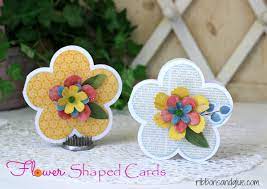 And lastly for the sunshine card. How To Make Flower Shaped Cards