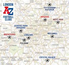 Van wikipedia, de gratis encyclopedie. Londen Voetbalstadions Kaart Kaart Van Voetbal Stadions In Londen Engeland