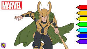 Lego coloring pages are a fun way for kids of all ages, adults to develop creativity, concentration, fine motor skills, and color recognition. Marvel Avengers Coloring Book Loki Coloring Page Marvel Superhero Coloring Book Page Youtube