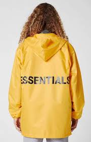 Fog Fear Of God Essentials Hooded Coach Jacket Coach Jacket Jackets God Clothing