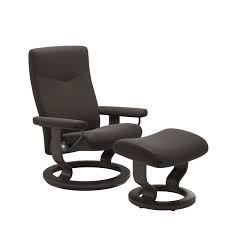 Plus paloma sand, black, cognac and light grey. Stressless Dover M Classic Chair With Footstool Recliners