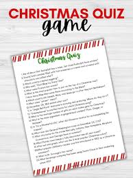 Stephens day (boxing day) is december 26. Christmas Quiz Trivia Game Questions Free Printable Sofestive Com