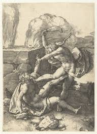 Biola Lent Project 2020 Lucas Van Leyden Cain Kills Abel Annibale Carracci Art Cain And Abel