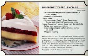 This post may contain affiliate links. Raspberry Topped Lemon Pie 1988 Click Americana