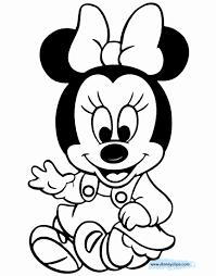 Minnie mouse coloring book & drawing game is an educational coloring game designed for kids who like to learn to color minnie mouse pictures correctly using the right colors. Disney Babies Coloring Pages Lovely Disney Babies Coloring Pages 5 Minnie Mouse Coloring Pages Disney Coloring Pages Baby Coloring Pages