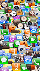 First of all, it lets you change the aspect ratio of all the templates. Slanted Collage Of Apple Ios App Icons Papeis De Parede Para Iphone Iphone Papeis De Parede