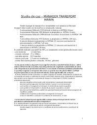 Studii de caz marfă cpi. Doc Studiu De Caz Manager Marfa Alexandra Bb Academia Edu