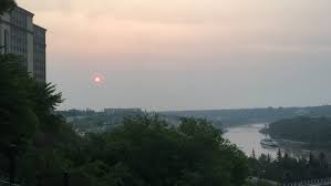 The air quality health index or aqhi is a scale designed to help you understand what the air quality around you means to your health. Wildfire Smoke Prompts Special Air Quality Statement For Edmonton Area Cbc News