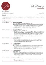 Here is the best software engineer resume sample to land more job interviews. Sample Resume Senior Software Engineer Of Us Software Engineer Resume Format Free Templates