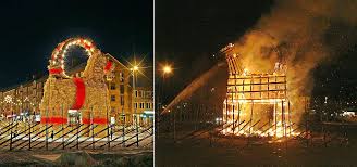 Büyücülük + hâkimiyet dil brand rün. Abgefackelt Und Entfuhrt Das Drama Um Gavles Weihnachtsbock News Orf At