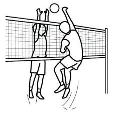 Or else, do online coloring directly from your tab, ipad or on our web feature for this volleyball blocking an attack coloring page. Voleibal Coloring Pages Sports Coloring Pages Volleyball