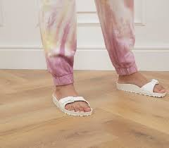 However, in case you are looking for women's black flip flops or waterproof sandals in more muted colors, birkenstock also carries eva sandals in black, white, anthracite, copper, seal gray or khaki. Womens White Plastic Birkenstocks Shop Clothing Shoes Online