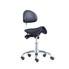 Sit Healthier Ergonomic Kneeling Chair With Black Saddle Seat In 2020 Chair Seating Seat Design