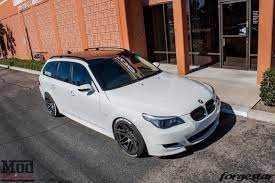 E61 Bmw 535xi Touring On Forgestar Super Deep F14s Bmw Bmw N54 Touring