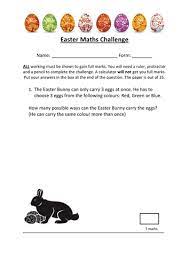 Easter codebreaker.pdf · easter egg symmetry activity.pdf · the mystery of the easter bunny costume mystery.pdf · easter coordinates activity.pdf . Easter Maths Challenge Teaching Resources