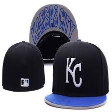 Wholesale Cheap Kansas City Royals Kc Letter Fitted Hats Embroidery Baseball Cap Flat Brim Hat Team Size Baseball Cap Online With 10 56 Piece On Yjunyon S Stor