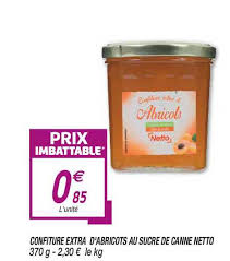 Offre Confiture De Myrtilles Au Sucre De Canne Netto Chez Netto