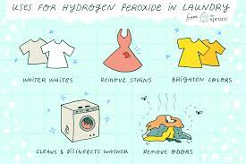 Soak the item in cold water for about 15 minutes, then pour hydrogen peroxide. 5 Reasons To Use Hydrogen Peroxide For Laundry
