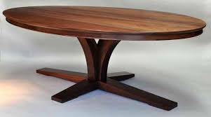 Antique Oval Walnut Dining Table Retro Spacious Furniture Solid Walnut Jupe Dining Table Oval Dining Room Table Oval Table Dining Pedestal Dining Table