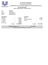 Info gaji karyawan pt indo bismar di situs jobplanet terbaru tahun 2017 yang bersumber dari . Contoh Slip Gaji Pt Unilever Indonesia