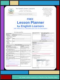 Nosweat Lesson Planner For English Learners Lesson Planner English Lesson Plans Ell Lesson Plans