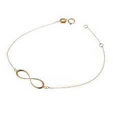 Ce magnifique bracelet en argent massif trempé dans un bain d'or 18 carats et serti de deux diamants est à la fois élégant et intemporel. Achat Bracelet En Or Jaune Motif Infini Ajoure Longueur 18 Femme Le Manege A Bijoux