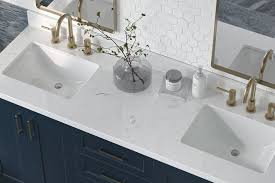 Ariel 66 Inch Carrara White Quartz