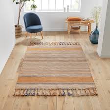 Teppich elva mit floralem muster. Gestreifter Teppich Gera Aus Jute Natur La Redoute Interieurs La Redoute