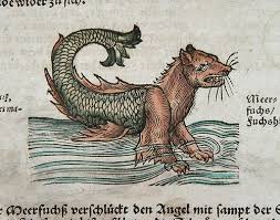 Jost Amman Seafox Sea Monsters Lake Monsters Mythological Creatures