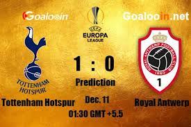 Uefa Europa League Tottenham Hotspur Vs Royal Antwerp Tottenham Hotspur Livescore Soccer Europa League