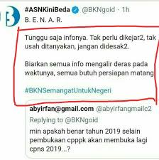 Penerimaan cpns 2019 telah masuk tahap seleksi. Bkn Kabarkan Nip Cpns 2018 Sudah Terbit Pemerintah Buka Tes Cpns 2019 Bulan Maret