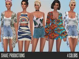 Burning inside summer jumpsuit · 2. Clothing Sets Downloads The Sims 4 Catalog