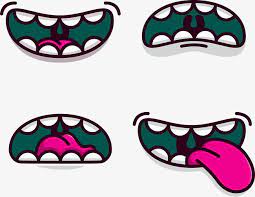 4 Cartoon Mouth Design Vector Material Cartoon Vector Mouth Vector Ai Png Transparent Clipart Image And Psd File For Free Download Cartoon Mouths Cartoons Vector Cartoon