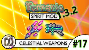 Therefore, it is not surprising that many people are also looking for how to download minecraft mods. Terraria 1 3 2 New Celestial Weapons Spirit Mod Nebula Storm Vortex Launcher Spriting Youtube