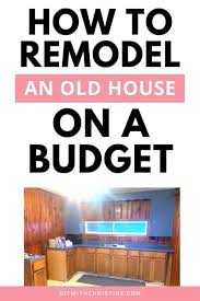 Yes, this is our real budget! How To Remodel An Old House On A Budget To Make Money