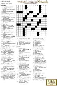Crossword puzzles can be fun, challenging and educational. The Learning Network Free Printable Crossword Puzzles Crossword Puzzles Printable Crossword Puzzles
