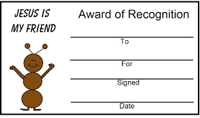 The purpose of giving these free vbs certificate. Free Printable Bible Award Certificates