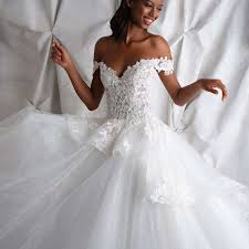 How to make off shoulder wedding gown, lace applique. 50 Trendy Off The Shoulder Wedding Dresses