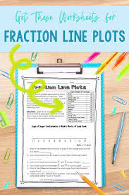 Fraction Line Plot Worksheets Elementary Math Lessons Line Plot Worksheets Common Core Math Kindergarten