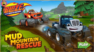 Nick Jr Blaze And The Monster Machines Blaze Mud Mountain Rescue Ki Pet Games For Kids Video Games For Kids Games For Kids