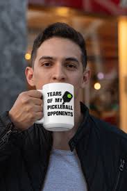 Pickleball Mug, Gift for Dad, Tears of My Pickleball Opponents Funny Mug.  Gift for Her Pickleball Fan