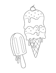 There is a patent here which was filed in 2001 for a frozen dessert novelty which changes color. Printable Ice Cream Coloring Page