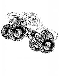 Free Printable Monster Truck Coloring Pages For Kids Monster Truck Monster Trucks Ausmalen
